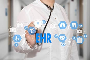 Healthcare worker using online ordering system from one of our medical laboratory locations in Boise, Garden City, Meridian, Idaho Falls, Pocatello and Rexburg.